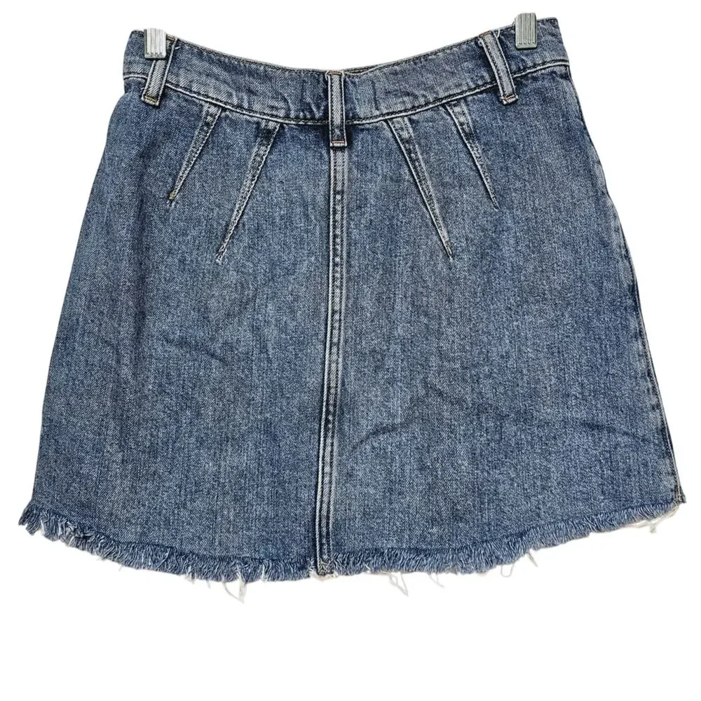 We the Free Mini Denim Skirt Women's Size 26 Casual Y2K Preppy